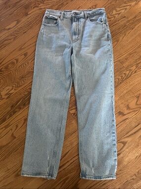 Abercrombie Light Blue Straight-Leg Jeans